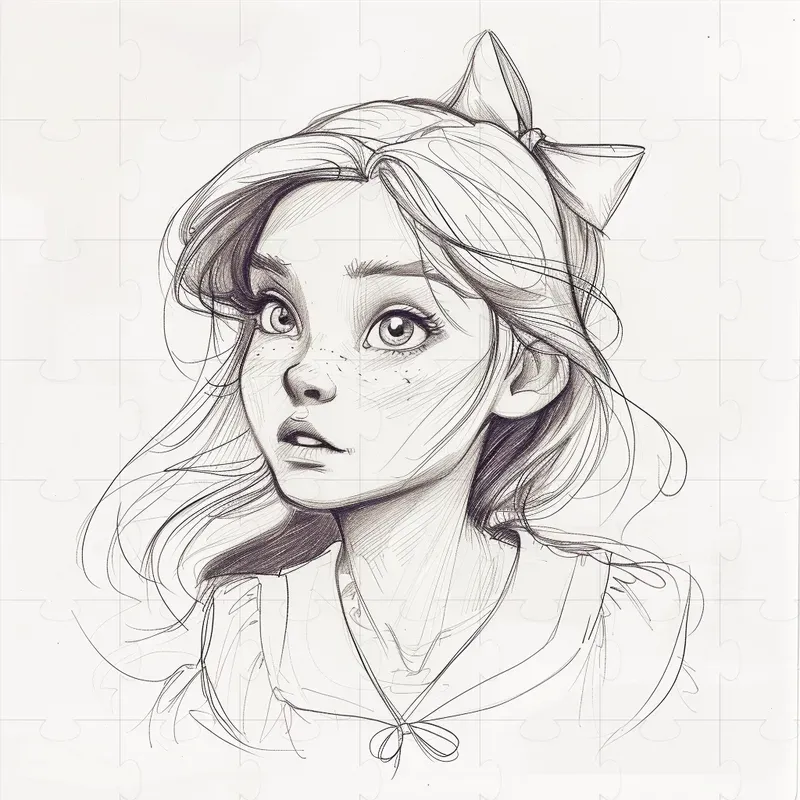 Artistic Sketch Of Movie Characters