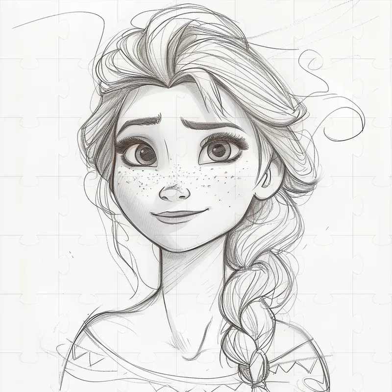 Artistic Sketch Of Movie Characters