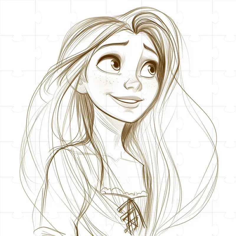 Artistic Sketch Of Movie Characters