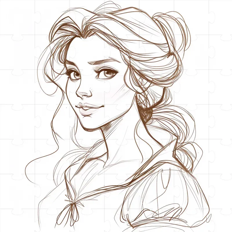 Artistic Sketch Of Movie Characters