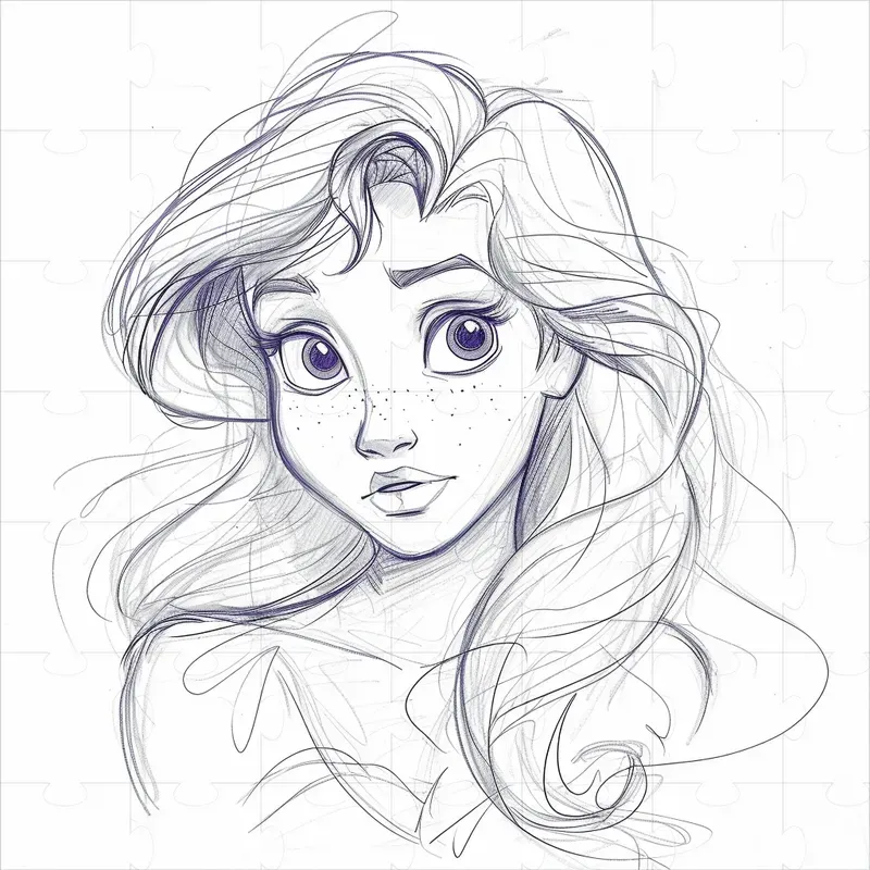 Artistic Sketch Of Movie Characters