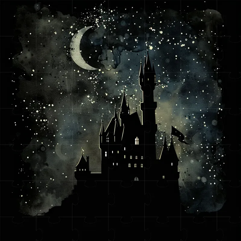 Silhouettes Of Serene Landscapes