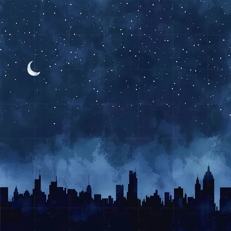 Silhouettes Of Serene Landscapes
