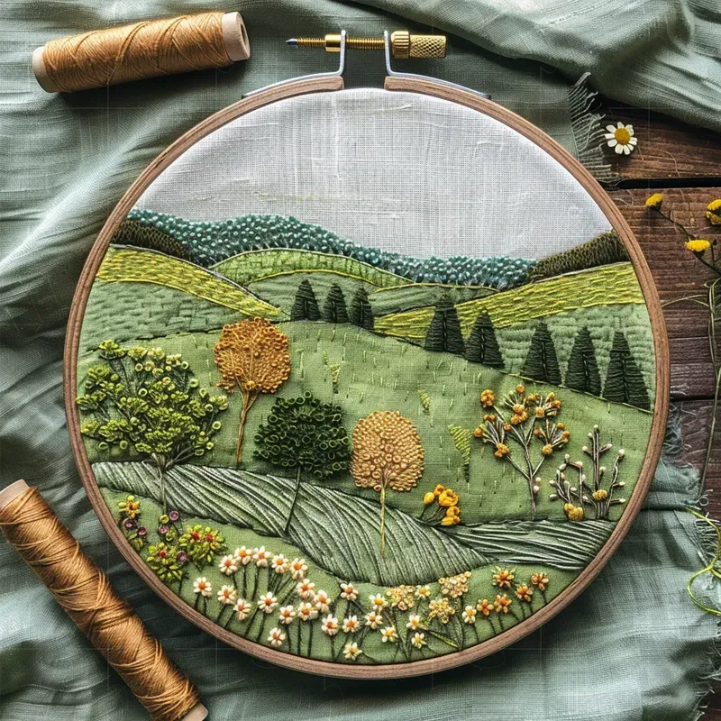 Realistic Embroidered Designs
