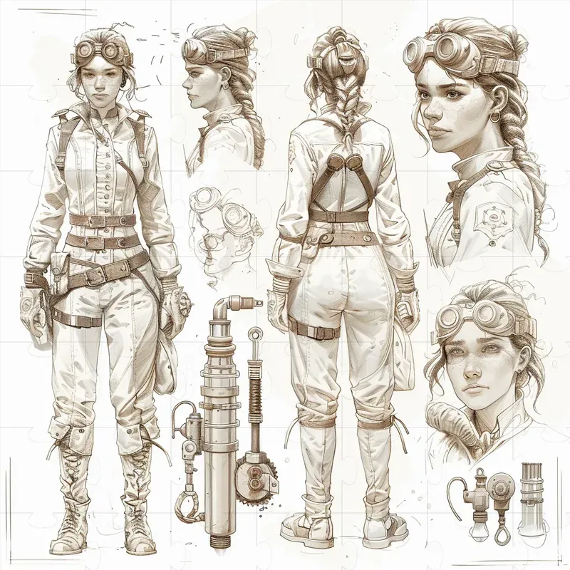 Game Concept Character Sheets