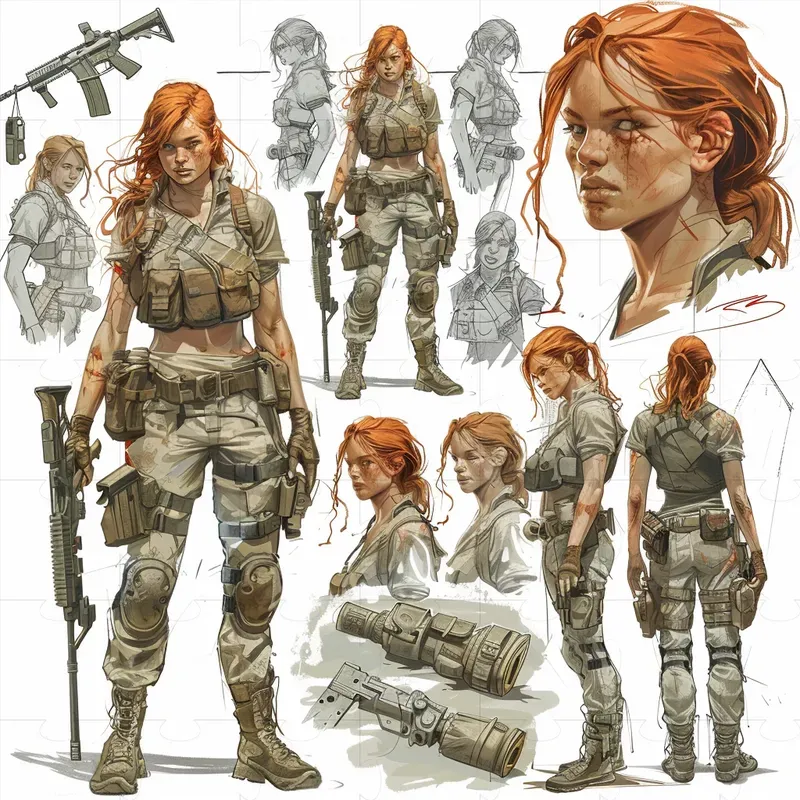 Game Concept Character Sheets