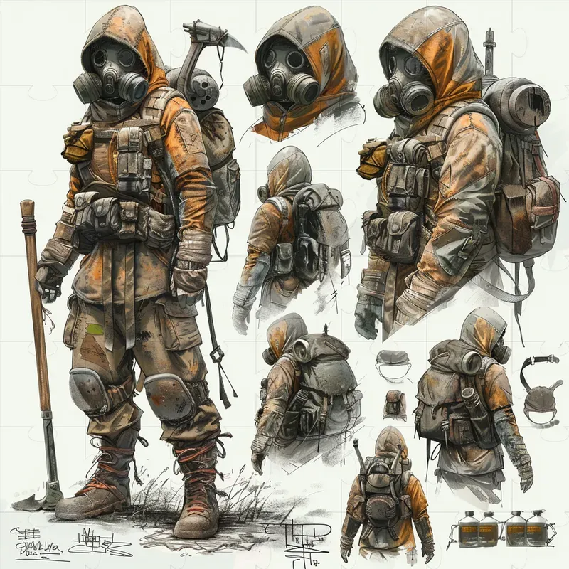 Game Concept Character Sheets
