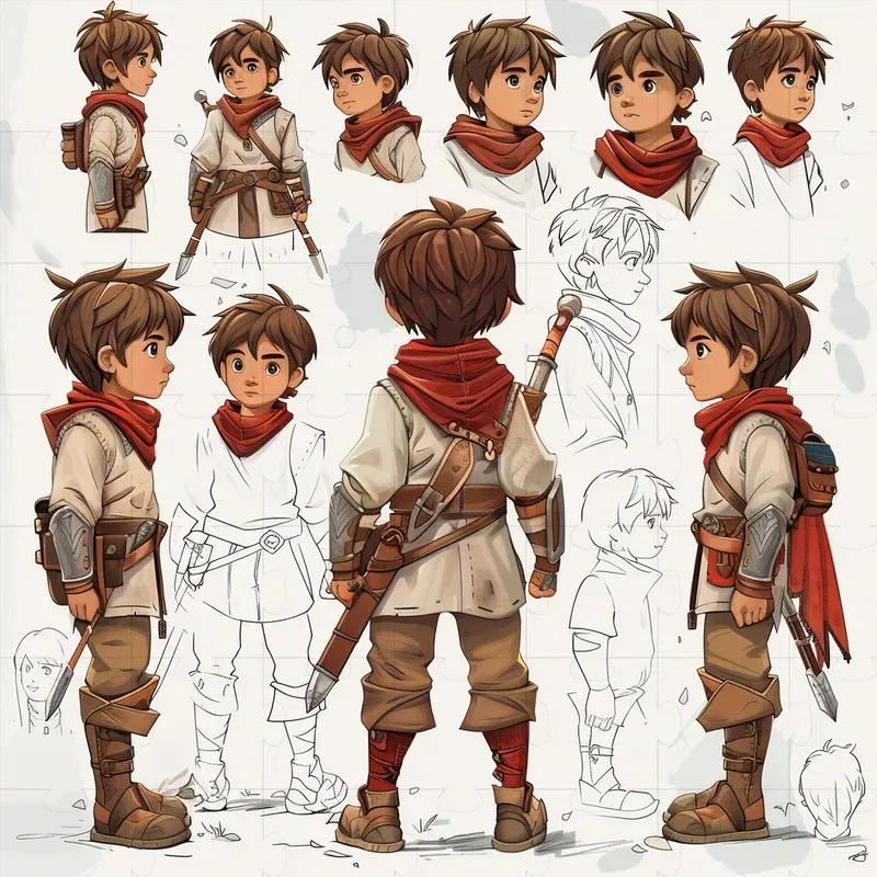 Game Concept Character Sheets