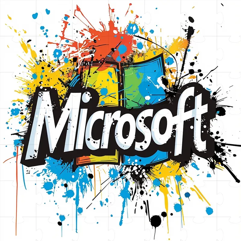 Brand Logos In Style Of Graffiti Art