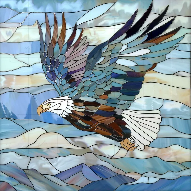 Pastel Stained Glass Art