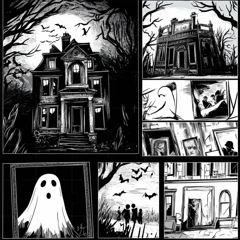 Storyboards And Comic Book Sketches