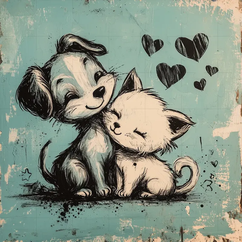Stylized Sketchy Cartoon Drawings