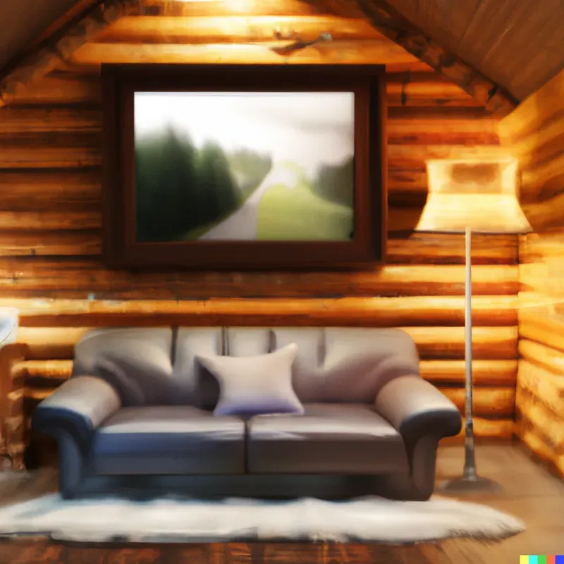 Country Style Rooms With Mockup Frames