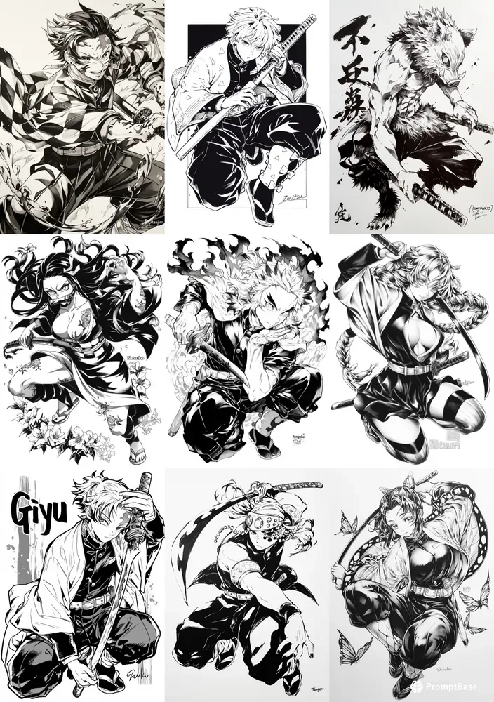Tattoo Designs Demon Slayers