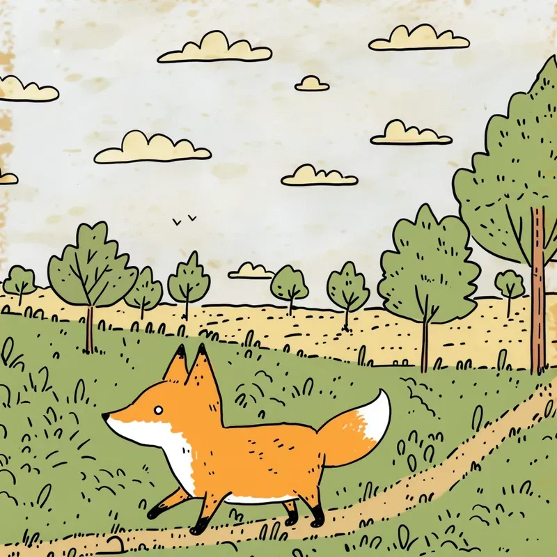 Cartoon Illustrations Consistent Style