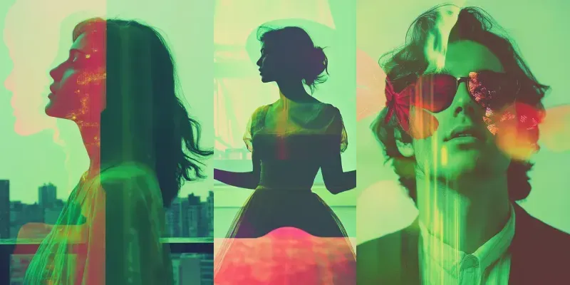 Dreamscape Portraits Double Exposure Fas generated by undefined