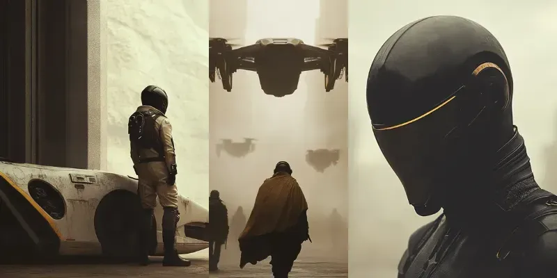 Dystopian Neofuturism - Sci-fi generated by undefined