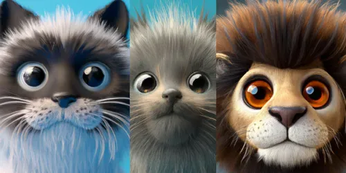 Cute Animals generated by dalle