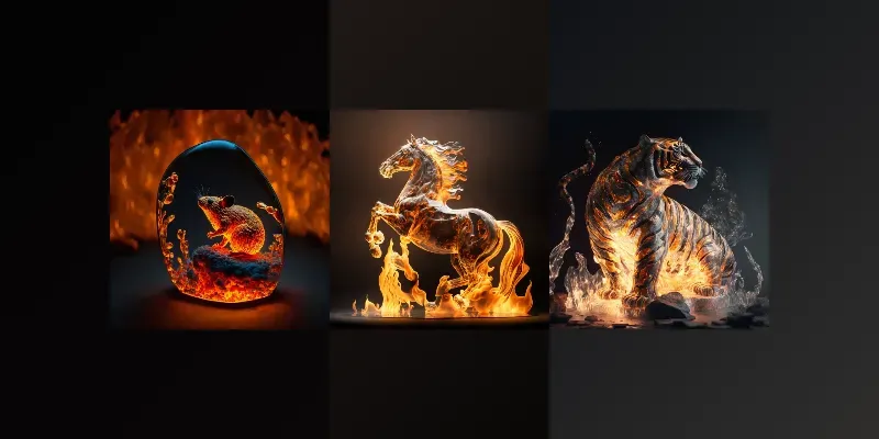 Flame-wrought Glass Creatures generated by undefined