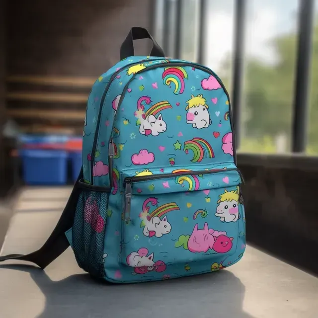 Colorful Cartoon School Bags