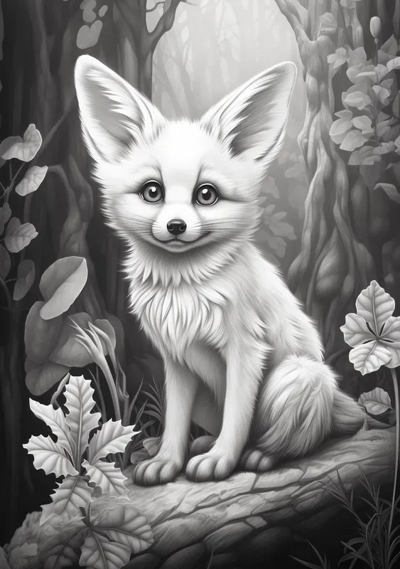 Adult Grayscale Coloring Pages