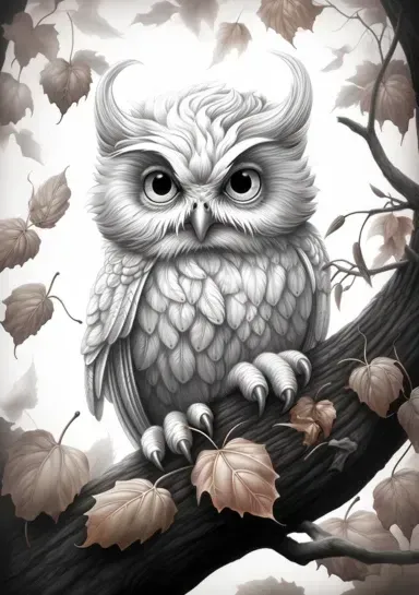 Adult Grayscale Coloring Pages