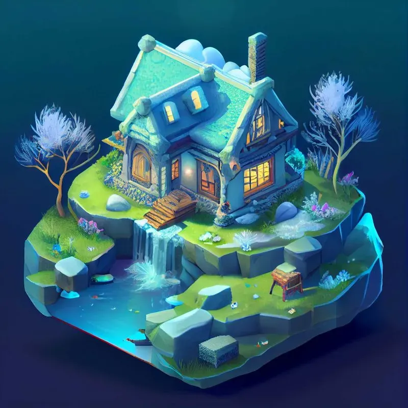 Isometric Fantasy Home