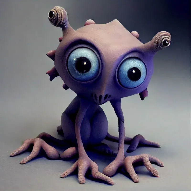 Cute 3d Aliens