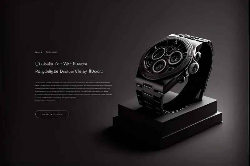 Minimalist High-end Website UI Mockups