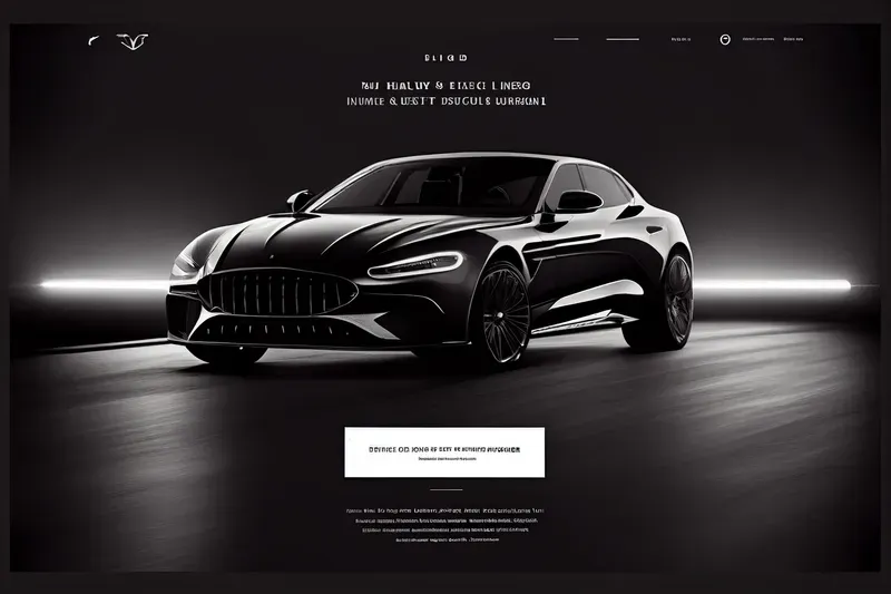 Minimalist High-end Website UI Mockups