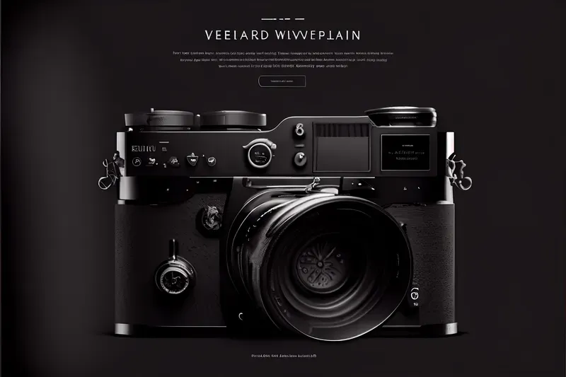 Minimalist High-end Website UI Mockups