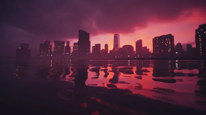 Neon Rain-soaked Cyberpunk Dreams