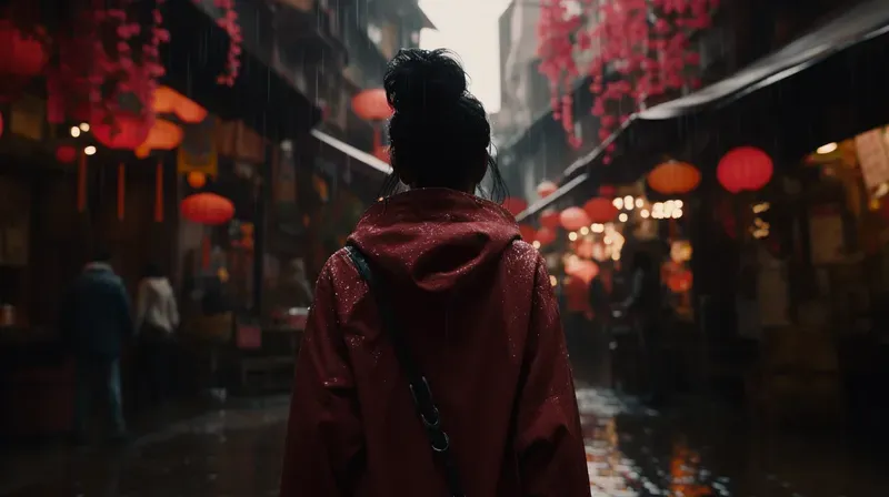 Neon Rain-soaked Cyberpunk Dreams