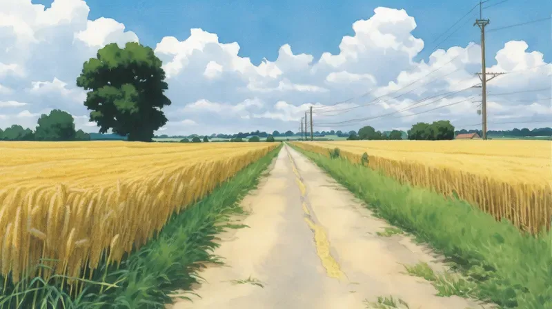 Stunning Ghibli Style Landscapes