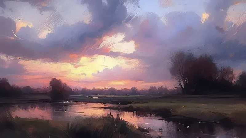 Stunning Ghibli Style Landscapes