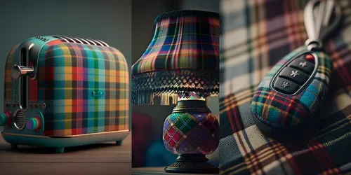 Tartan Themed Objects generated by midjourney
