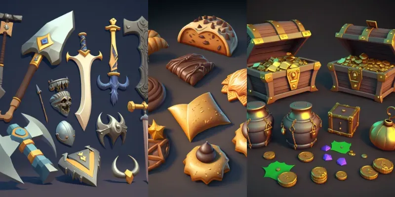 3D Game Item Collections generated by undefined