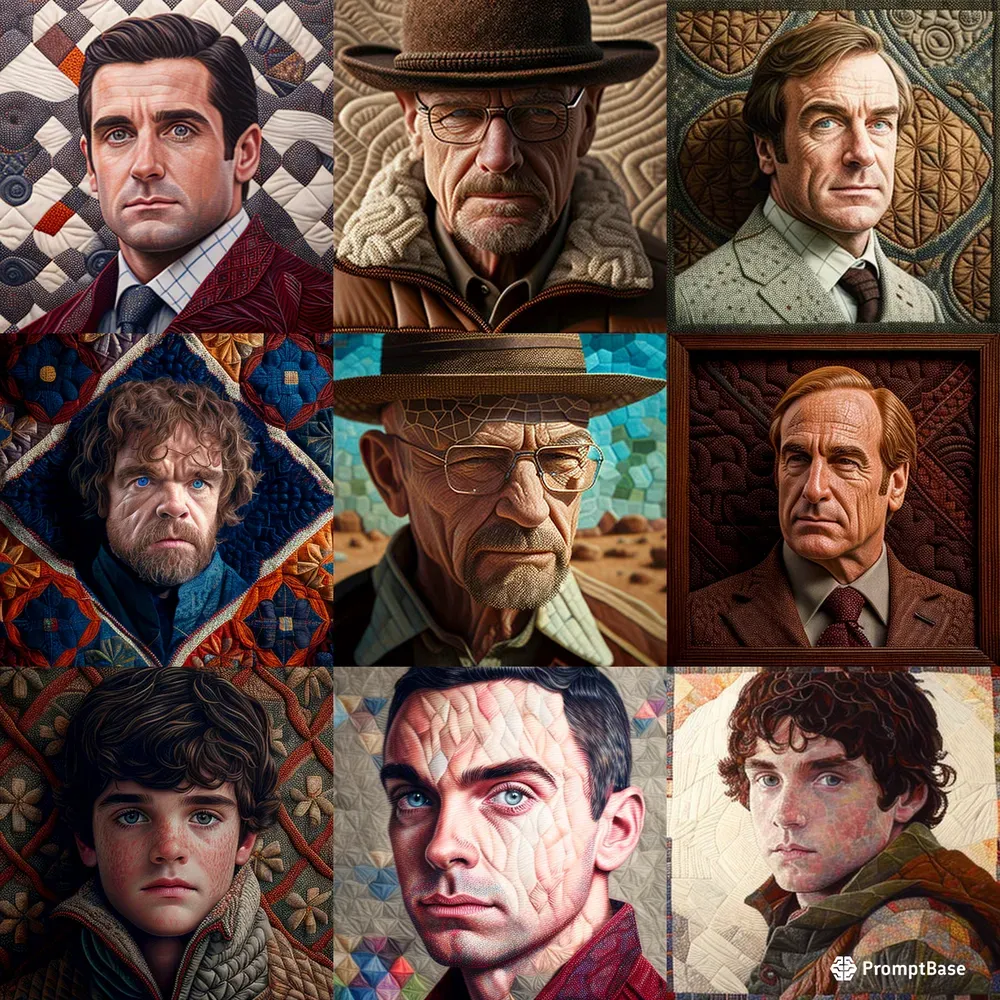 Quilt Blanket Portraits