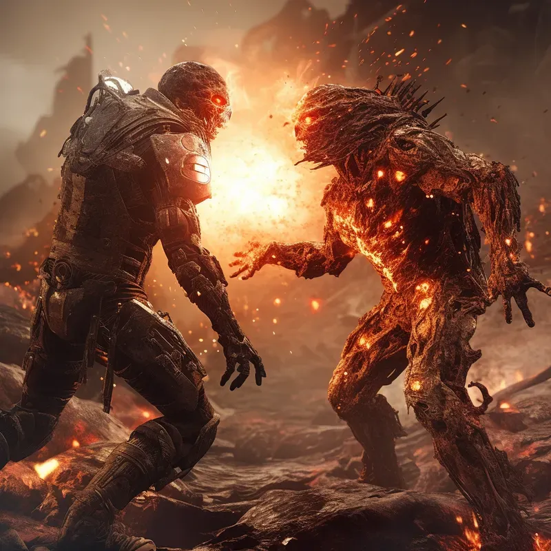 Characters Fights Unreal Engine 5
