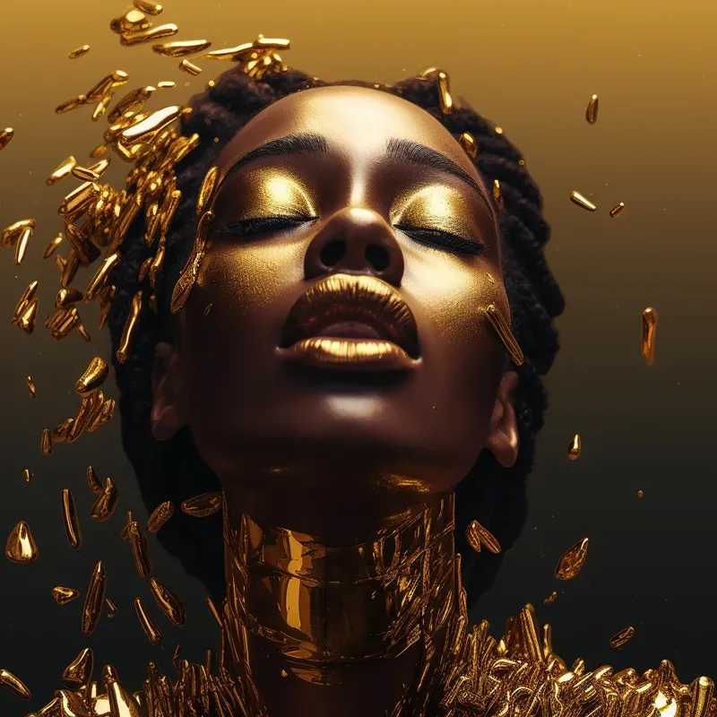 Gold And Gloss Premium Fashion Photos