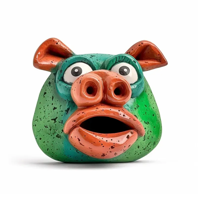 Clay Icons In Chicken Run Style