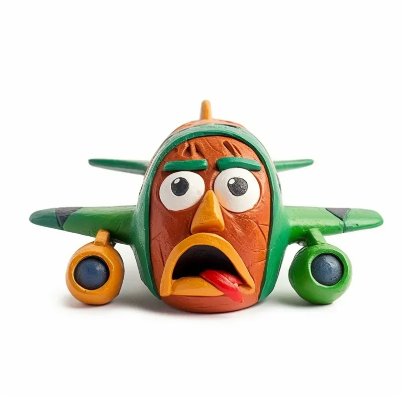 Clay Icons In Chicken Run Style