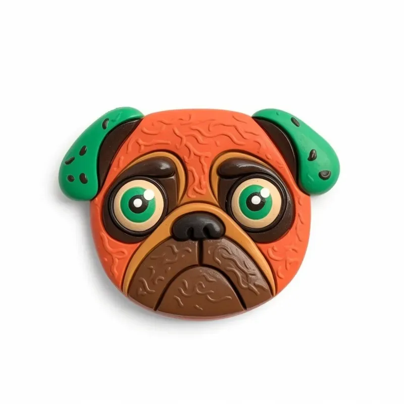 Clay Icons In Chicken Run Style