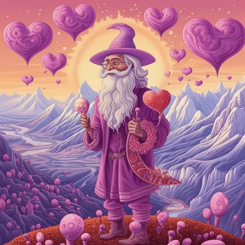 Purple Fairy Tales Surrealism