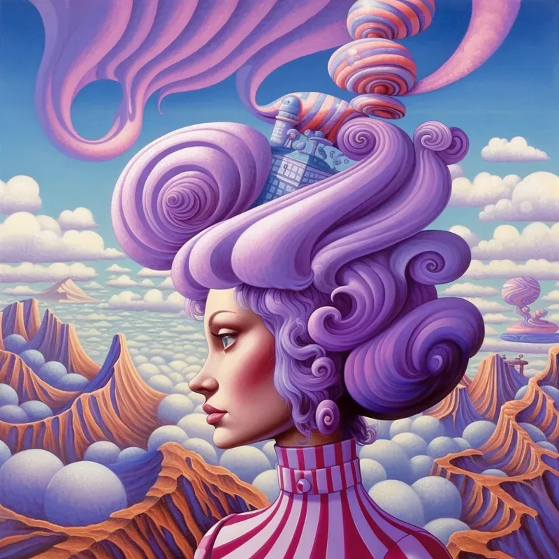 Purple Fairy Tales Surrealism
