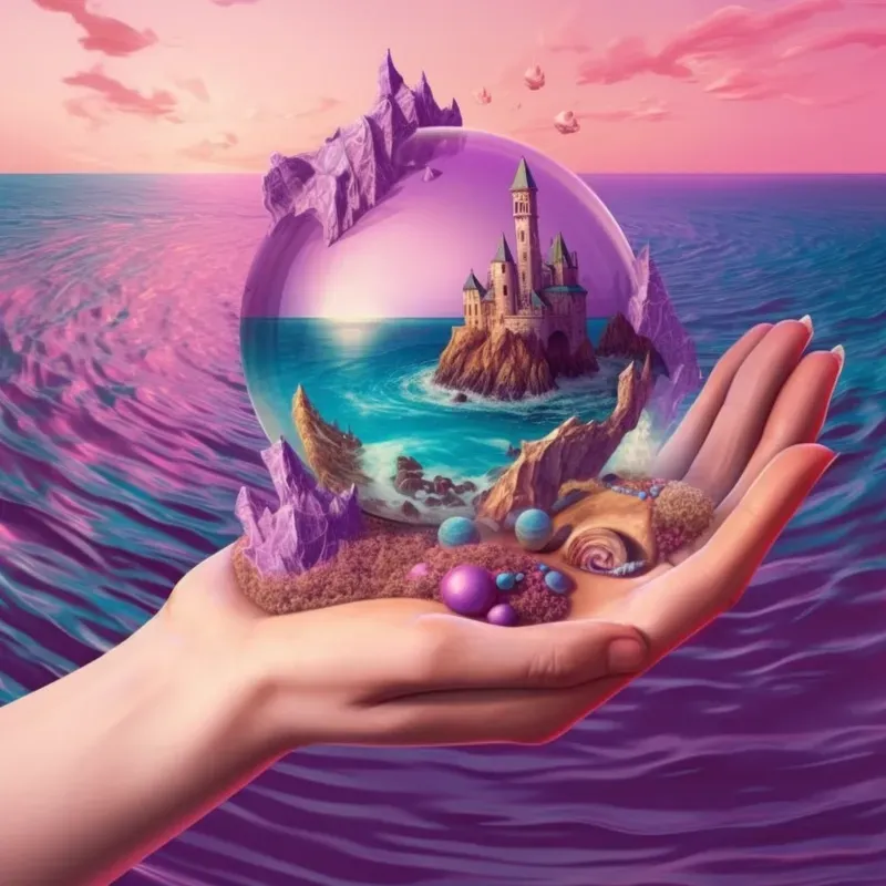 Purple Fairy Tales Surrealism