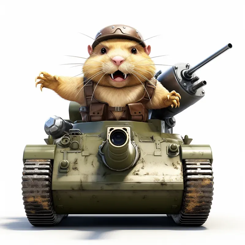3D Funny Military Animals