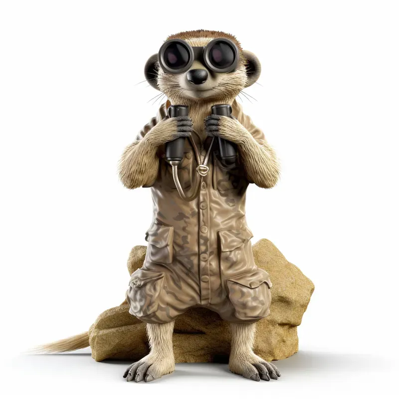 3D Funny Military Animals