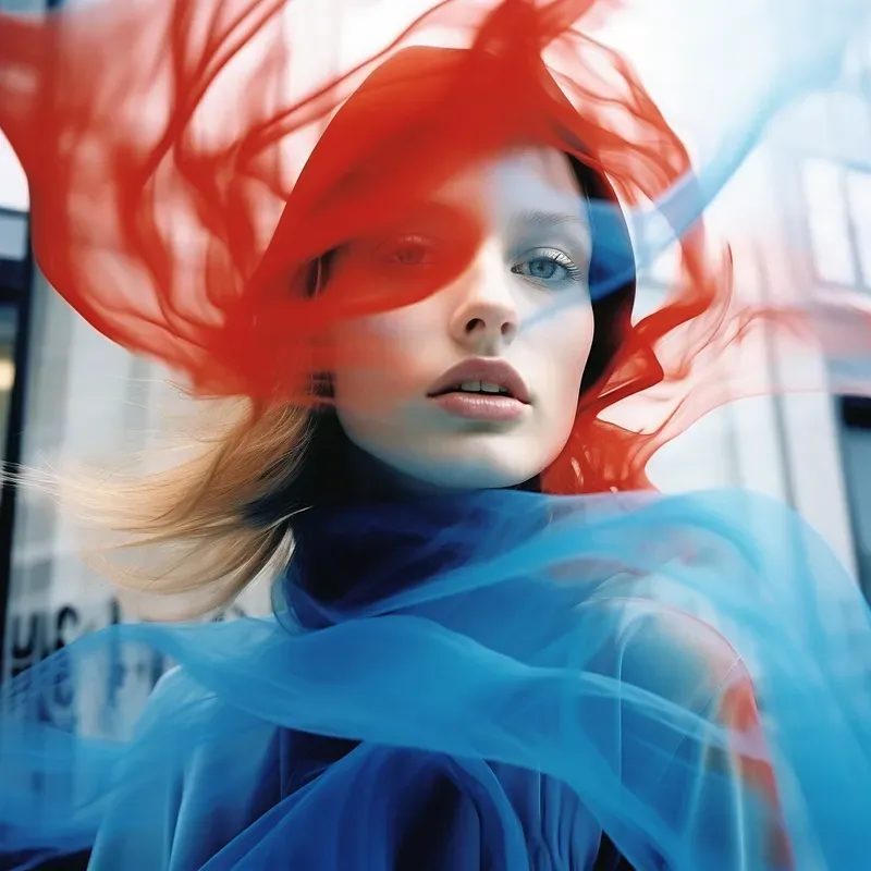 Fashion Multiple Exposure Shots