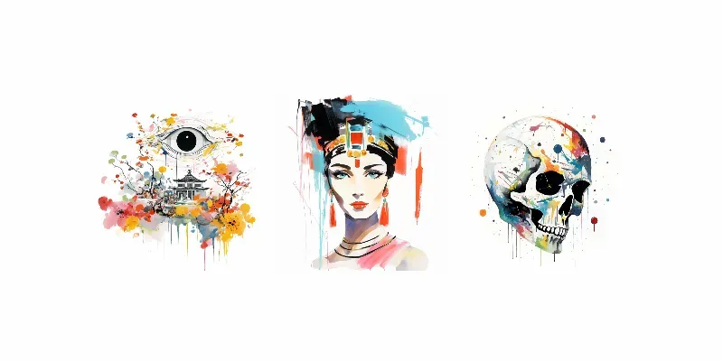 Colorful Serene Impressionism Paintings generated by undefined
